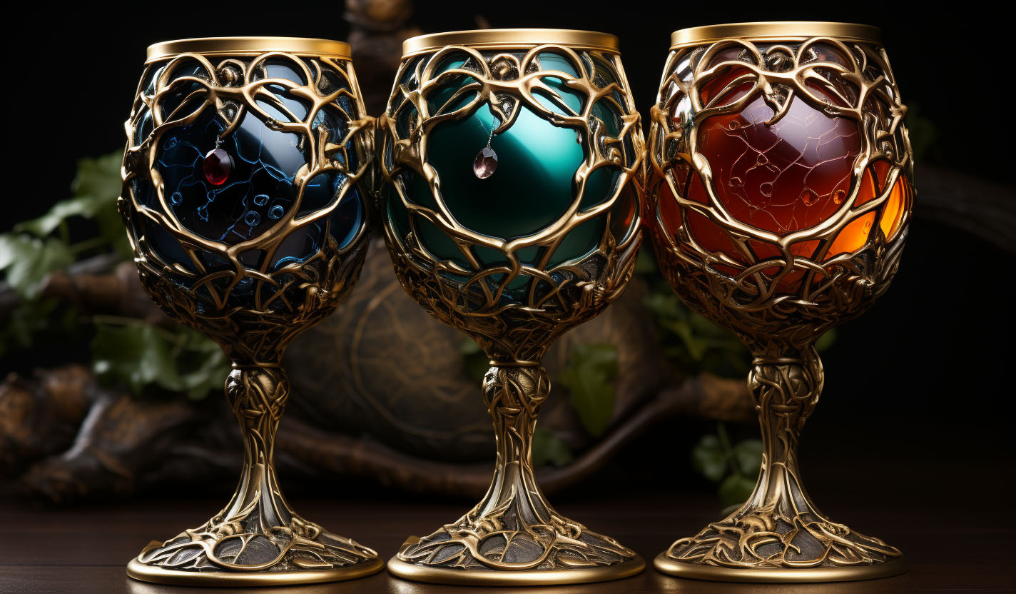 a-group-of-three-wine-glasses-sitting-on-top-of-a-table